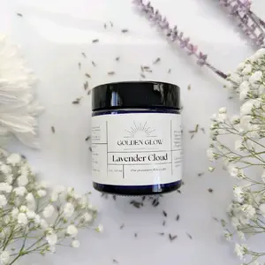 Lavender Cloud Tallow Balm - body oil, facial cream, anti-inflammatory, anti-microbial, skin nourishing, Body Care, Lotions, Calming moisturizer