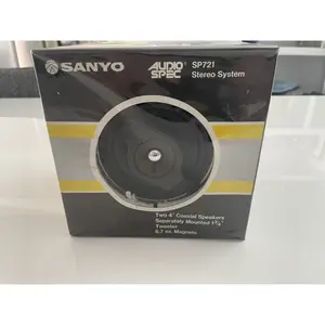 VINTAGE *NEW* 1980's Sanyo Audio Spec SP721 4" Stereo Coaxial Door Speakers