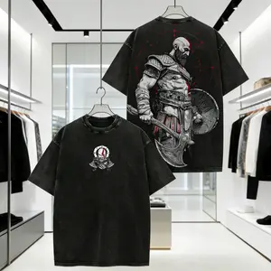 God of War Kratos Vintage Tee The Ultimate PS Fan Merch You Need Menswear Top