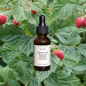 Organic Menstrual Relief Tincture - Herbs for Period Cramping and Tension