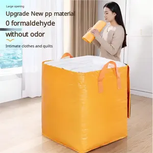 105.67 Gal (400L) Large Capacity Moving & Storage Bags, Durable Dustproof Organizer, Extra Thick Packing Solution for Dorm & Moving, Efficient Space Saver, Room Organization Products (Grey)