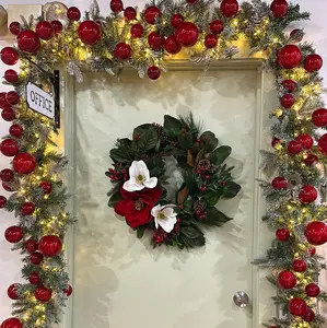Frosted Christmas Garland