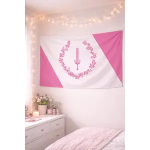BAP Pink & White Soulaan Heritage Flag – Black American Pride Decor