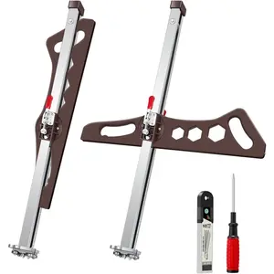 Foldable 19 Wheels Gray Drywall Cutting Tool, Drywall Cutter for Wall Building Decoration Gypsum Board Cutting