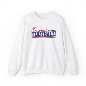 Buffalo Football Crewneck Sweatshirt Gildan Buffalo Bill Sweatshirt Gift for Buffalo Fan Gift Bills Football Pullover Buffalo NY Sweatshirt
