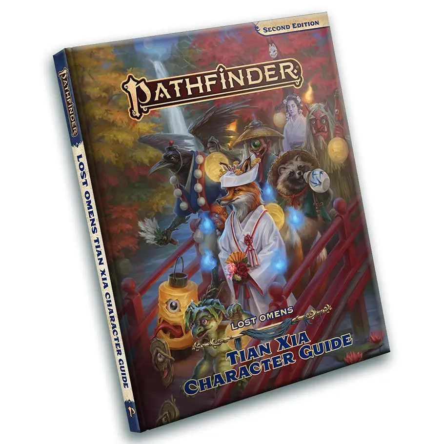 Paizo PZO13002-HC Lost Omens Tian Xia Character Guidebook - Diverse Arts, Tian Xia Ancestries, Feats, Spectacular Techniques, Magic Items for Lifestyle Enthusiasts