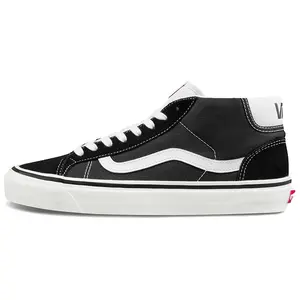 Vans Mid Skool Style 37 Classic Casual Black Skate Shoes for Men and Women Verifiable, with credentials and supporting global authentication