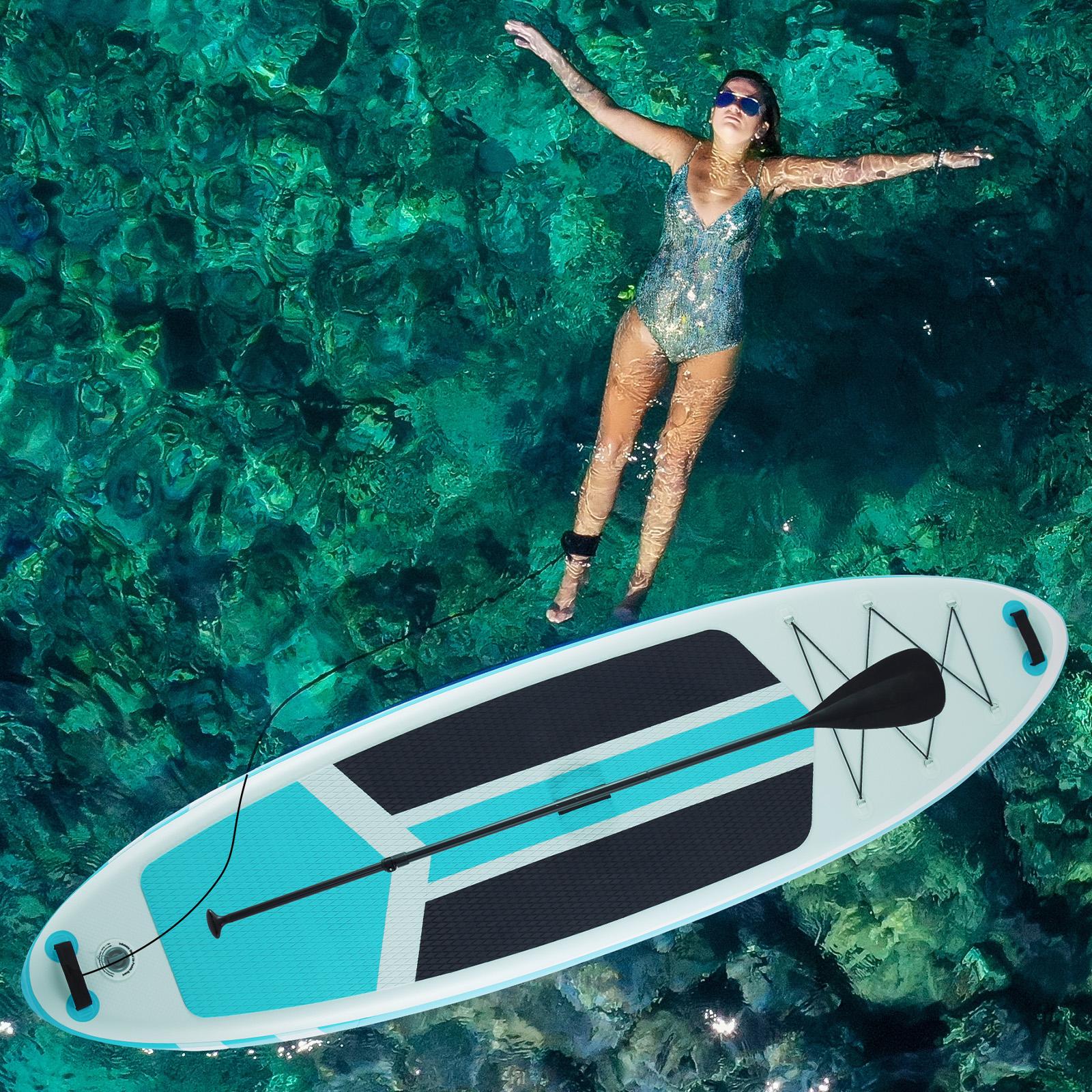 Inflatable Stand Up Paddle Board with SUP Accessories, Anti-Slip EVA Deck, 10’6’’ Inflatable Paddle Boards for Adults & Youth of All Skill Levels Inflatable Stand Up Paddle Boards 10 ft 5 in with Premium SUP Paddle Board Accessories