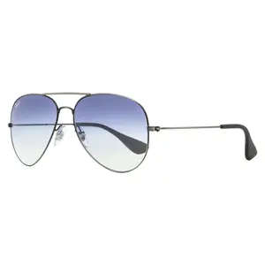 Ray-Ban Pilot Sunglasses RB3558 913919 Antique Matte Black 58mm