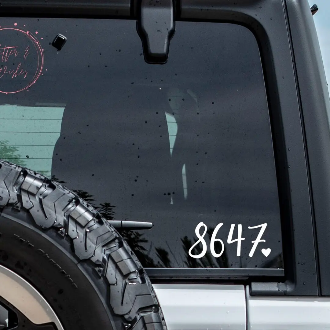8647 Donald Trump, 8647 Car Decal, 8647 Bumper Stickers, Save Democracy sticker, Anti Trump Small gifts, democratic friends