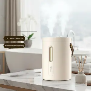 Top Fill Humidifiers for Bedroom, 2.5L Tank for Large Room, Easy to Fill & Clean, 26dB Quiet Cool Mist Air Humidifier for Home Baby Nursery & Plants, Auto Shut-off and BPA-Free for Safety, 25H