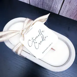 Citronella Outdoor Concrete Candle