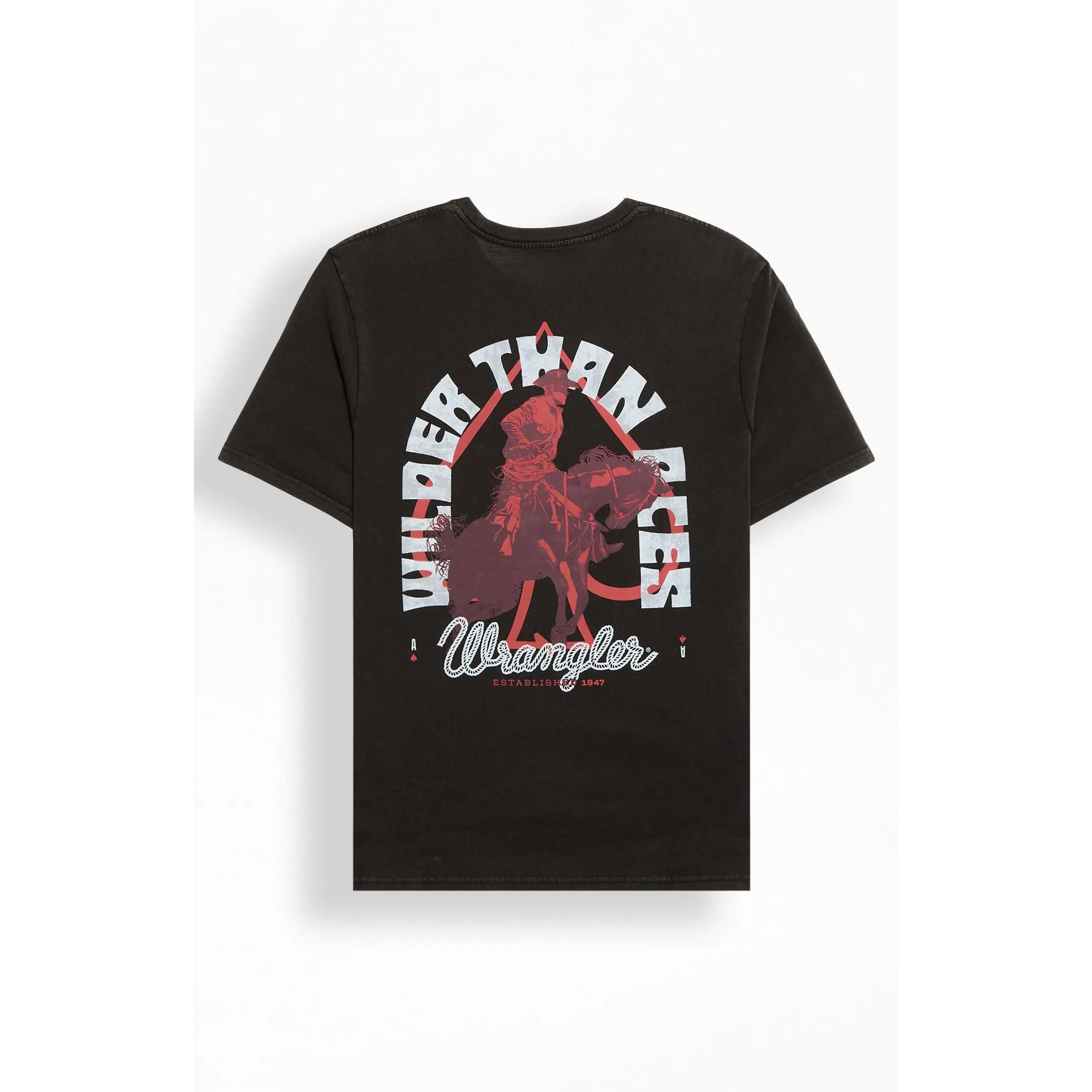 Wrangler Men's Wilder Than Aces T-Shirt - Multicolor