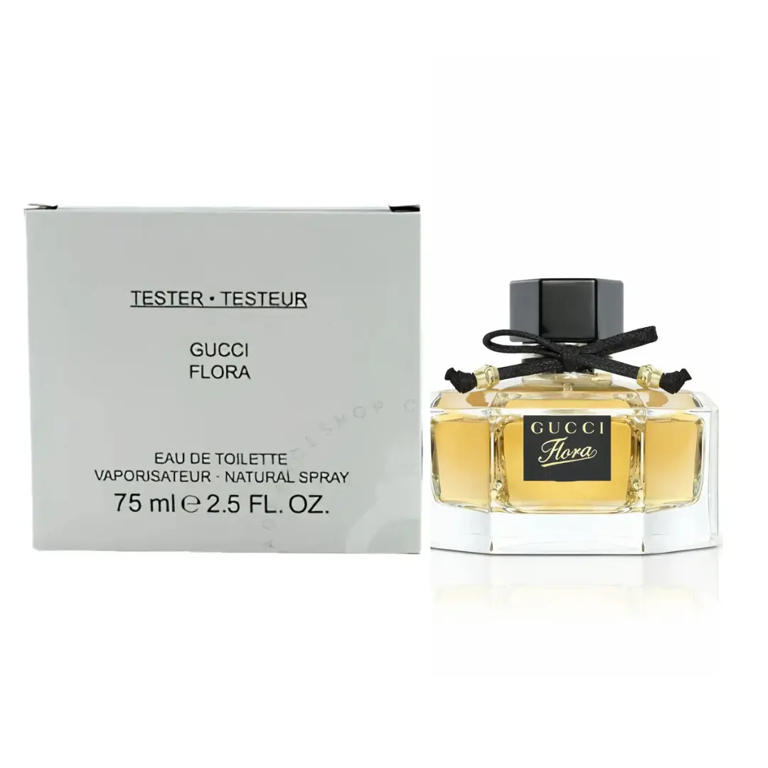 Gucci Flora Eau de Toilette 2.5 oz for Women Tester | Floral Perfume with Citrus, Peony, Rose & Sandalwood | Designer Fragrance