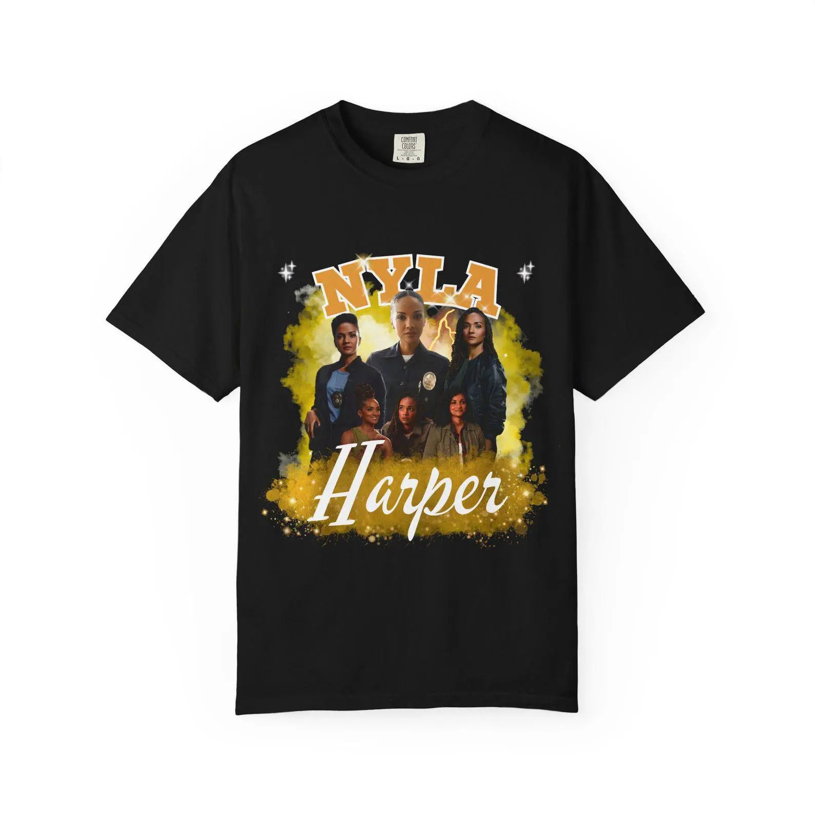 The Rookie Nyla Harper 90s Bootleg Style Tee, Celebrity Tees, Popular TV Shows