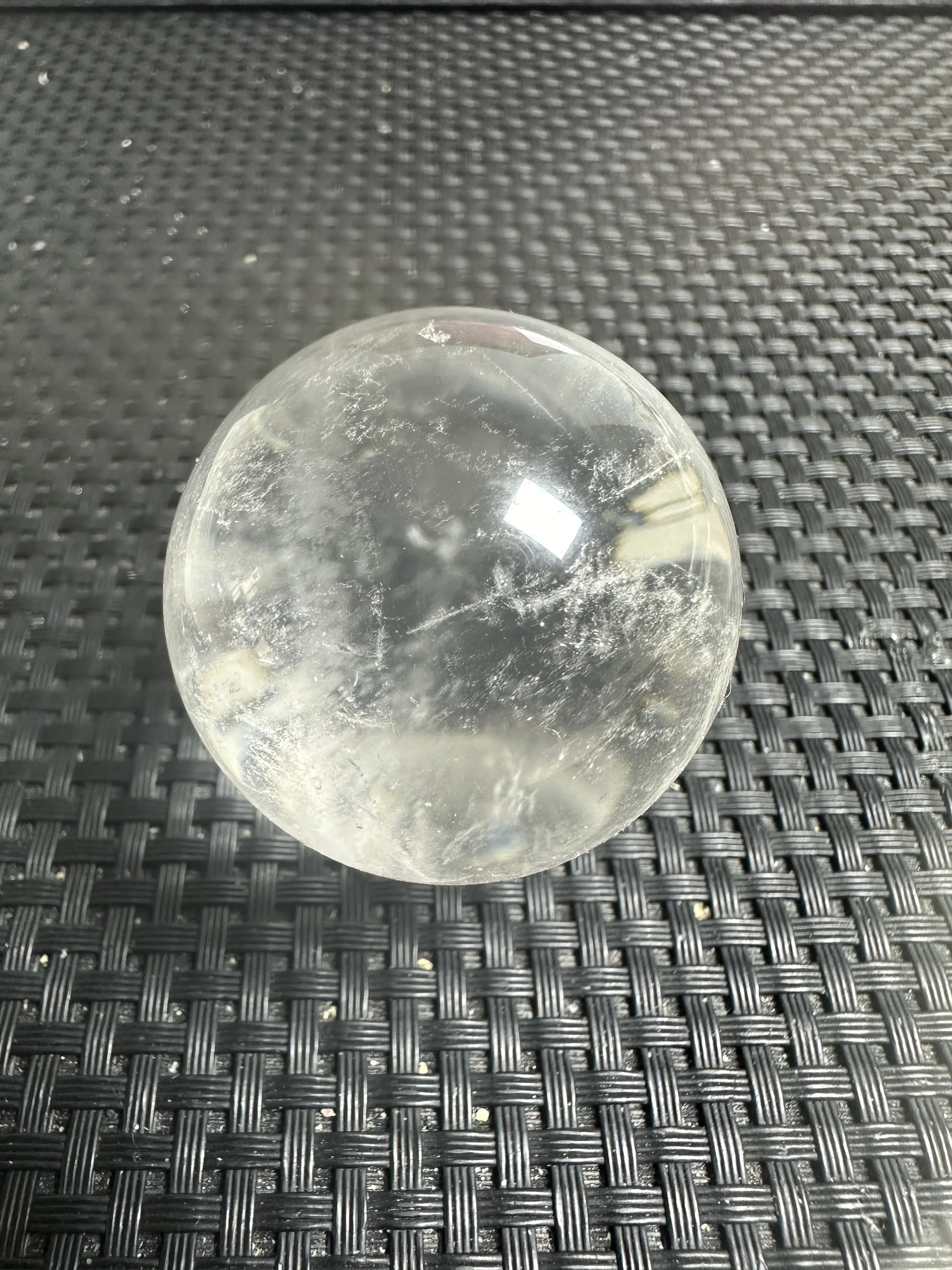 40mm High-Quality Quartz Crystal Sphere, Natural Semi-Finished Jewelry Crafting Accessory