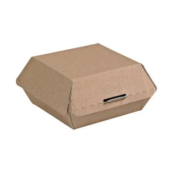 Packnwood 210EATBURG135K Kraft Burger Box - 500 count