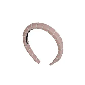 Puffed Moonstitch Headband - Vanilla