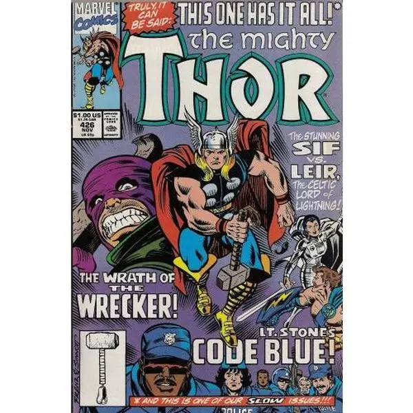 USED-The Mighty Thor Number 426 (Aftermath) by Marvel Comics (Unknown)