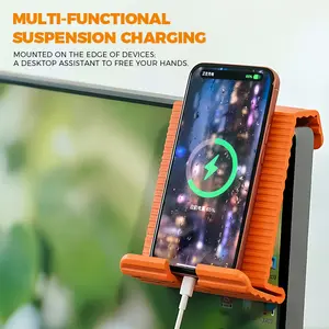 Silicone foldable phone holder, tablet holder, portable phone holder for office use Phone holder