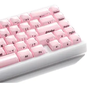 XVX  Keycaps,  Jelly Keyboard Keycaps OEM Profile Side Printed Keycap Set Compatible with 61/68/84/87/98/100 ANSI Layout MX Switches Mechanical Keyboard