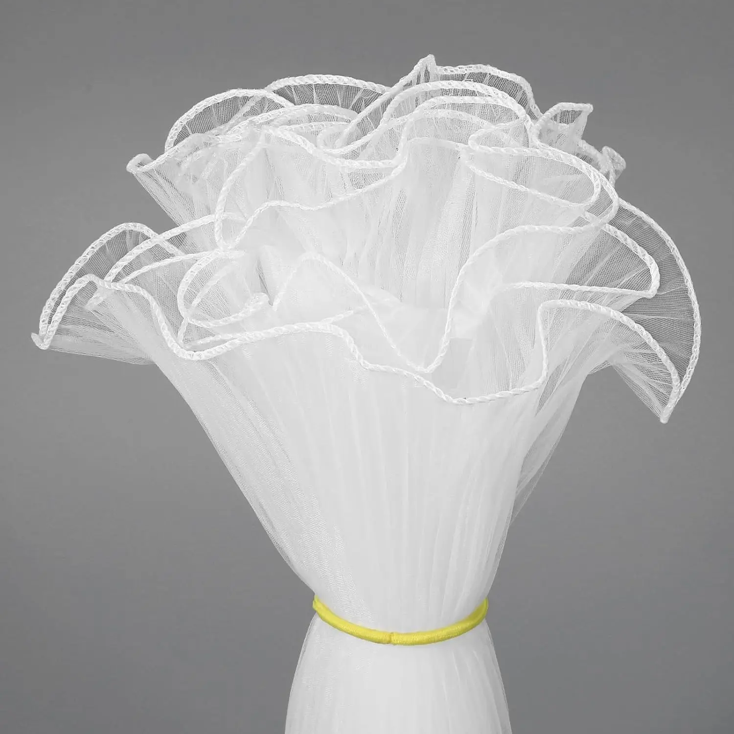 Flower Wrapping Paper Bouquet Wave Yarn White 4 Yards Bouquet Wrapping Paper Korean Style Floral Wrap Mesh Papers for DIY Crafts Valentines Florist Supplies Wedding  Packaging