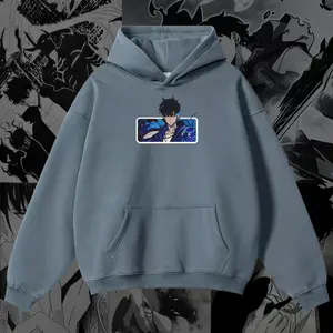 Sung Jinwoo Embroidered Hoodie | Solo Leveling Inspired