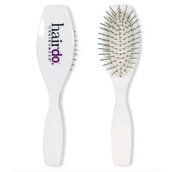 Hairdo HD Wire Paddle Brush, Professional Paddle Hairbrush with Flexible Wire Bristles for Wigs, Extensions & Natural Hair, Gentle Detangling Design Prevents Breakage, Lightweight Durable Styling Tool for Women, Daily Use & Travel