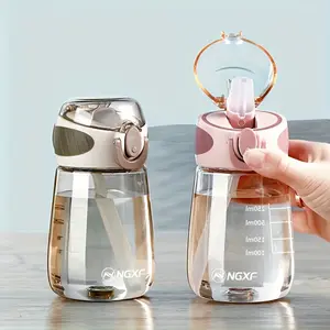 Compact, Portable Leak-Proof Water Bottle - PVC-Free Plastic, Ideal for Outdoor Activities & TravelMust carry when going out Drinkware Cup