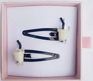 Boba Tea Cup Magnetic Hair Clips