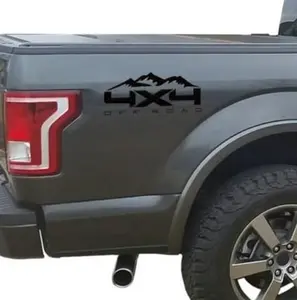 4X4 Decal Sticker Mountains - Ford Dodge Chevy Gmc