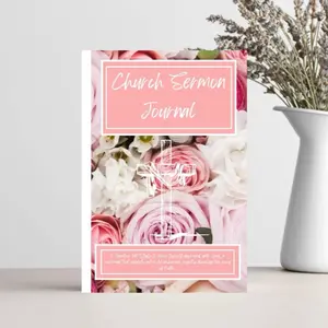 Church Sermon Journal (Floral Pink)
