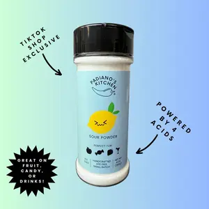 Literally Sour Powder - Sugar and Sour Mix - Dye Free - 5oz - Perfect for Fruit, Candy, Drinks