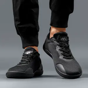 Wide Barefoot Shoes for Men, Zero-Drop, Breathable, Slip-on Barefoot Shoes, Wide Toe Box, Trail Shoes, Hiking Shoes, Summer Sneakers for Outdoor Fitness.2026 Men's outdoor walking shoe.1711