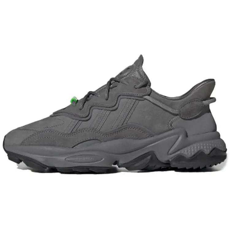Adidas Ozweego Tr Grey Solar Green' Retro Low Top Sneakers Unisex EE7001
