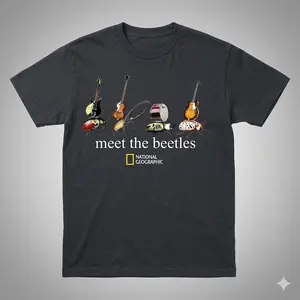 meet the beetles T- Shirt - Shirt - Sweatshirt - Hoodie Unisex Heavy Cotton Tee