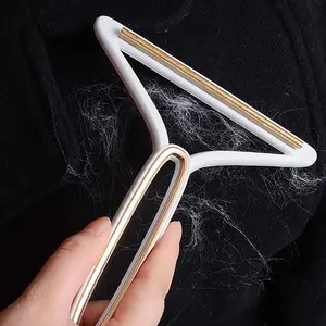 1pc Silicone Double Sided Pet Hair Remover Lint Remover Clean Tool Shaver Sweater Shaver Scraper For Home Fabric 5.12*5.51in