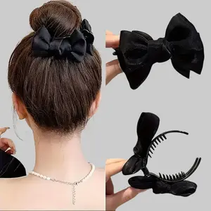 2Pcs Elegant Butterfly Knot Hairpin for a Bun, Popular Among Women, Perfect for High Ponytails And Adds Charm to Hairstyles.[Perfect Hairpin for High Ponytails]