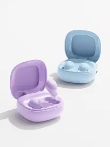 noise cancelling headphones Wireless Bluetooth Earphone, traveling gadgets Wireless Headphones Earphone Bluetooth-compatible 5.0 Headset With Mic,deep sleep noise reduction,Sports Earphones With Battery Display Multifunctional Earbuds Audio Yellow