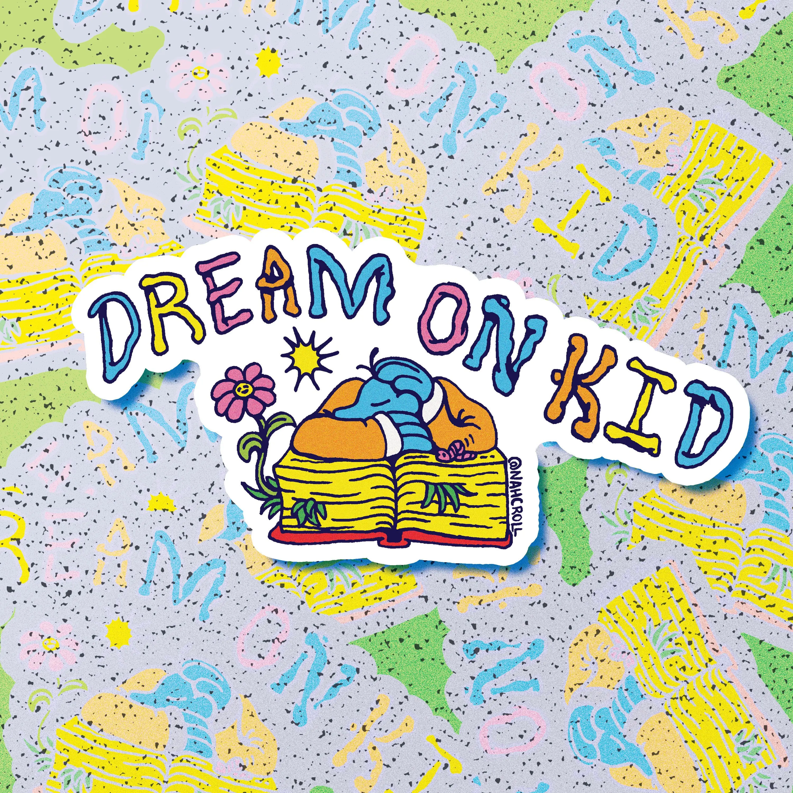 Dream On Kid Matte Vinyl Sticker -