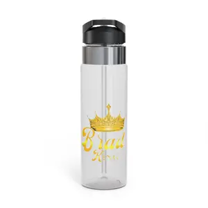 20oz Tritan Sport Bottle — Gold Crown "Brad" Personalized Water Bottle