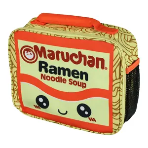 Maruchan Ramen Noodle Lunch Box Kawaii Happy Face Insulated Tote Bag