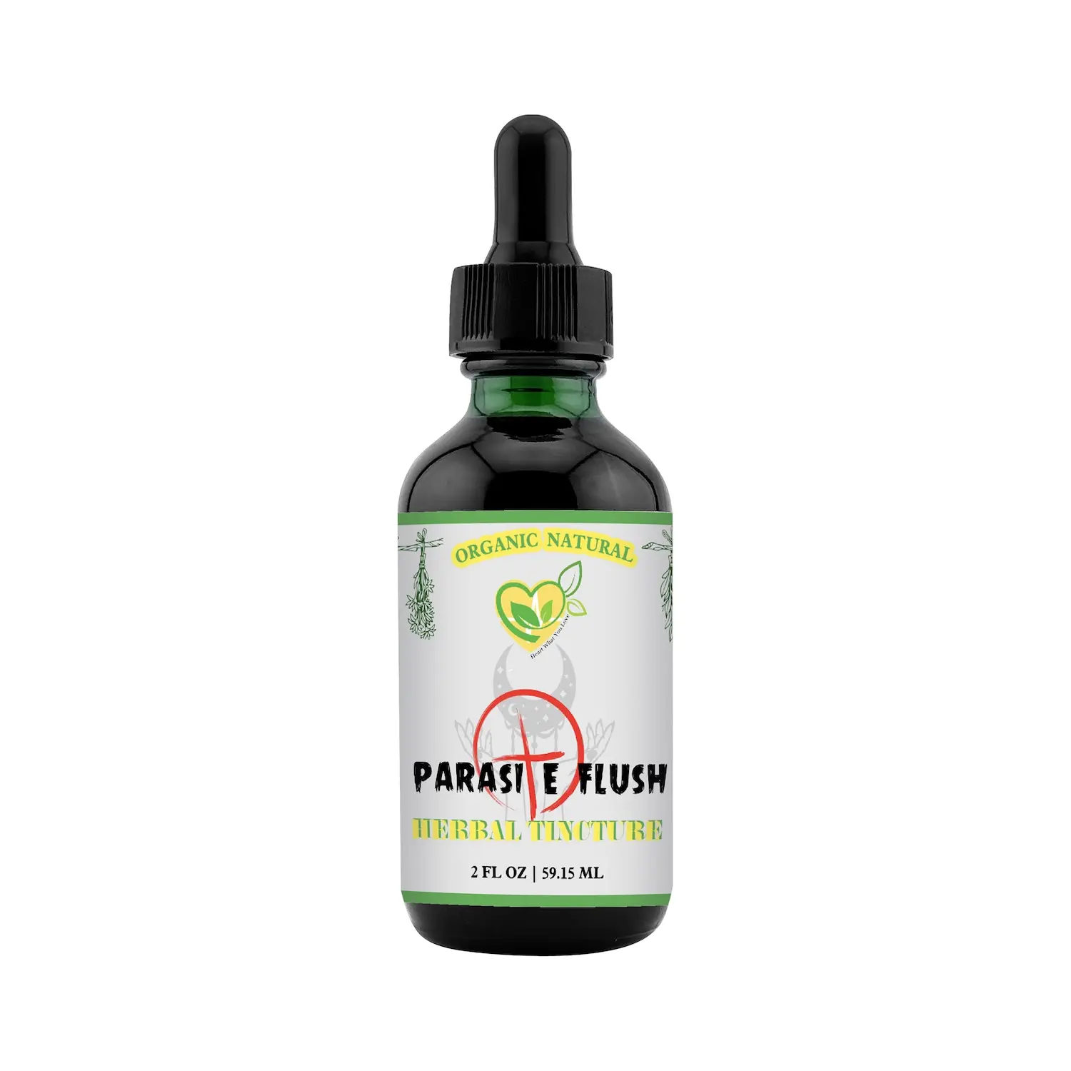 Parasite Flush – Natural Herbal Drops – 2 fl oz / 4 fl oz / 16 fl oz