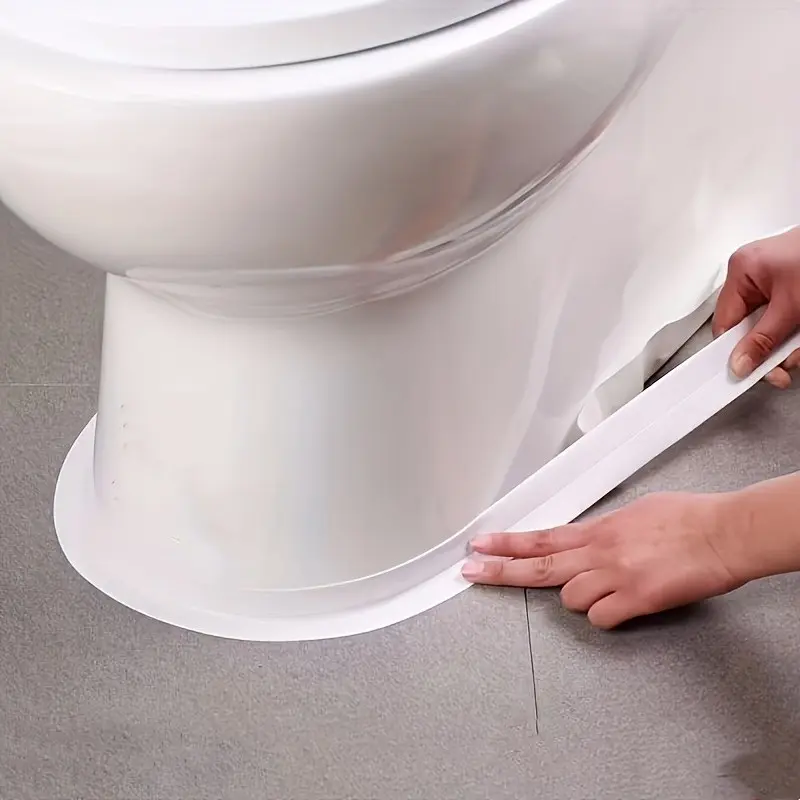 3 Rolls Waterproof Tape for Kitchen Bathroom, Waterproof Caulk Tape, Easy to Cut, Self Adhesive Seal, Leak Proof Seal for Sink Toilet, Home Decor for Halloween Christmas, Long Lasting Adhesive