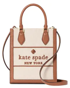kate spade new york Ellie Mini Canvas & Leather Tote