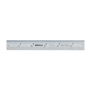 Mitutoyo 182-107 6 in. x 150 mm 0.1s-50s Steel Rule