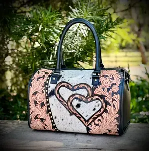 Hearts of the West Cowhide Speedy Bag