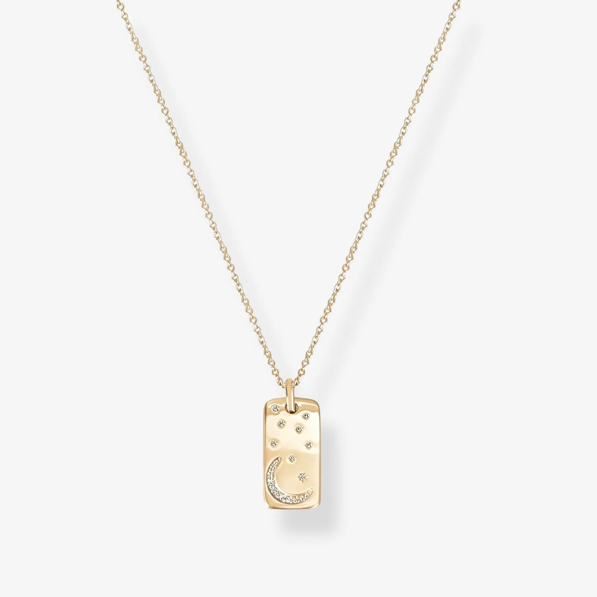 Moonlight Pendant Necklace – Gold