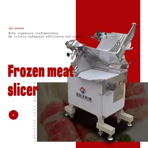 Frozen Meat Slicer Fully Automatic Factory Equipment Frozen Meat Slicer Commercial Multifunctional Slicers For Beef Lamb Pork And Fish