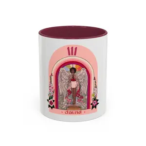 Archangel Chamuel Ceramic Mug, Angel Number Mug, 11 oz.